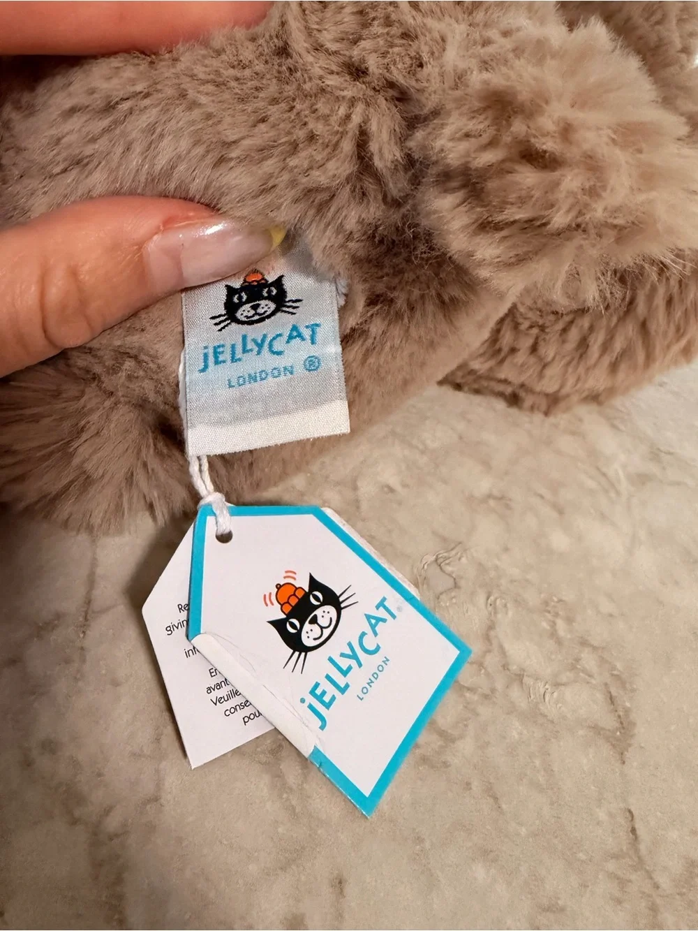Jellycat medium smudge elephant